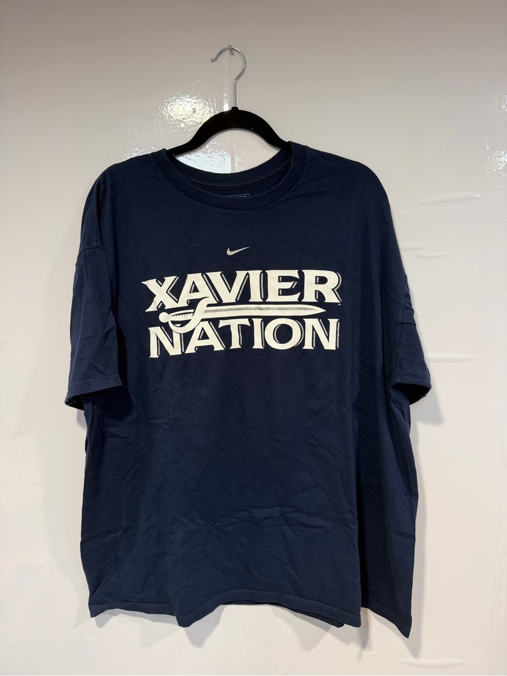 Nike Xavier Nation Navy Graphic T-Shirt Xavier University